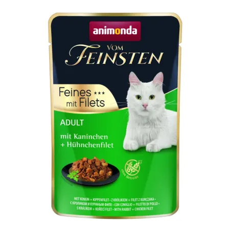 ANIMONDA Vom Feinsten Fines mit filets królik, kurczak 85g